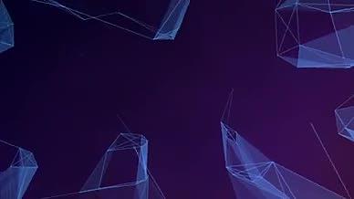 粒子点线宇宙空间绚丽动感科技背景AE模板视频的预览图